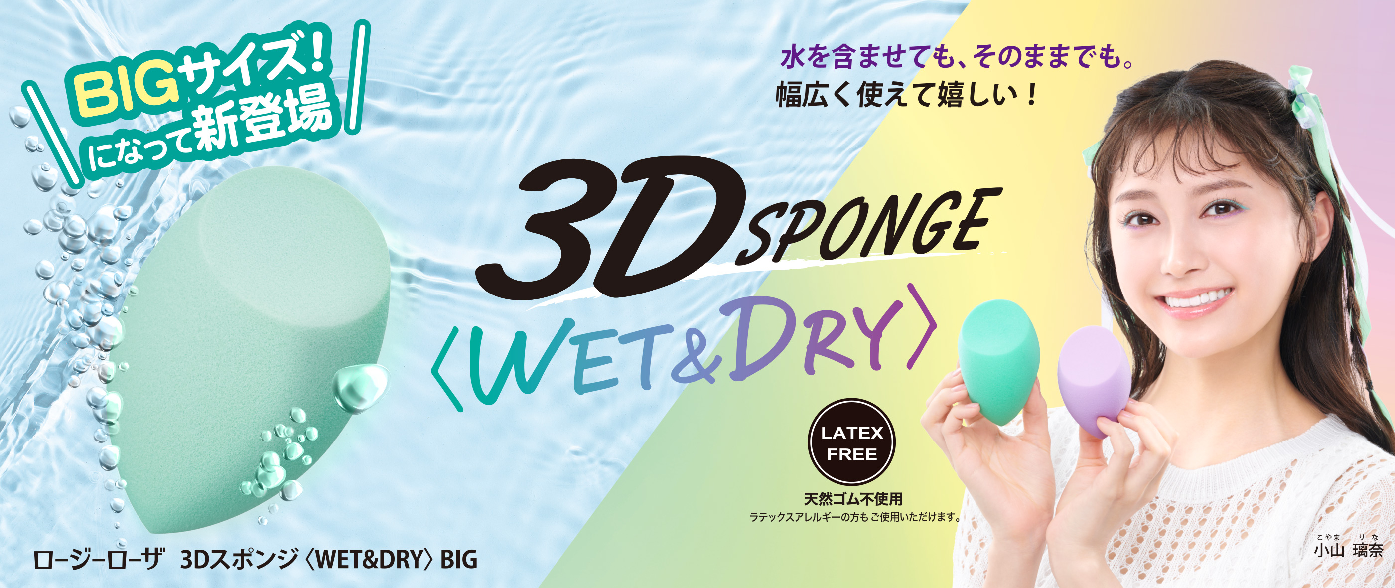 3Dスポンジ<WET&DRY> BIG