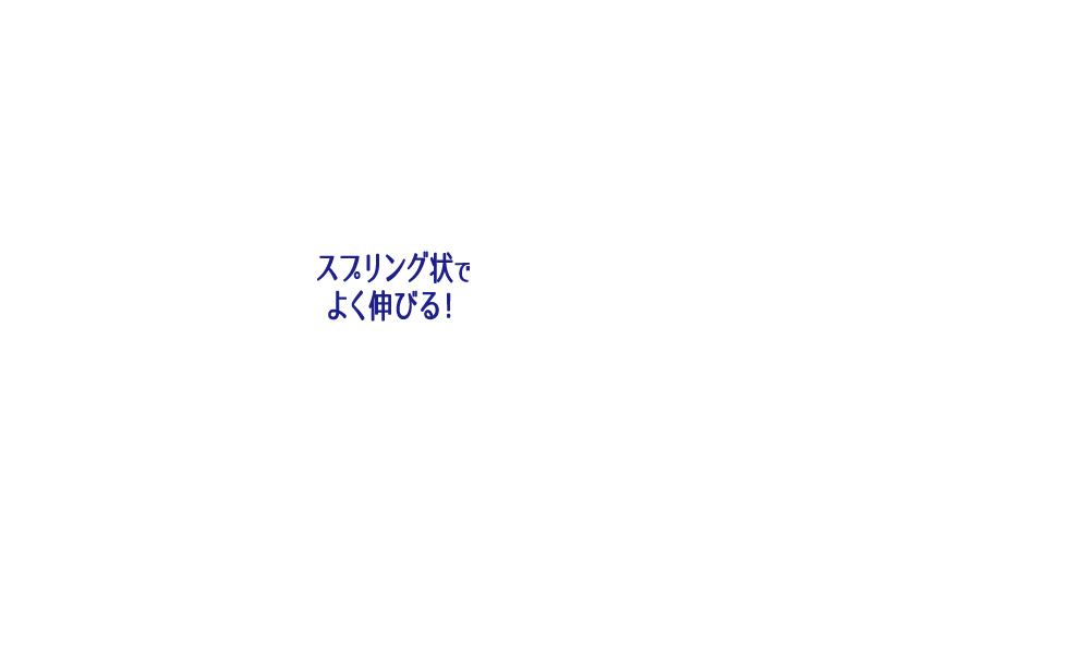 スプリングヘアゴム メタリック Go Brz 廃番 マペペ